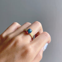 Black Opal Rigato Ring