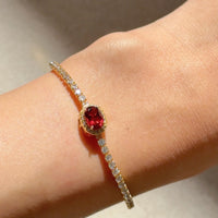 Giselle Garnet Bracelet