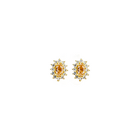 Brielle Tourmaline Stud Earrings (Pink)