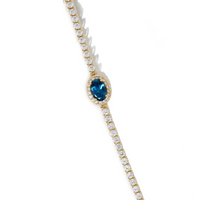 Giselle Blue Topaz Bracelet