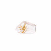 Carved Gold Rutilated Quartz