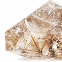 Carved Gold Rutilated Quartz
