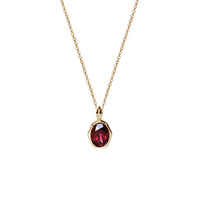 Bennett Garnet Pendant Necklace