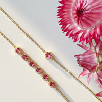 Blythe Pink Topaz Bracelet