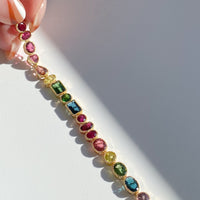 Shasha Tourmaline Chain Bracelet