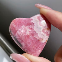 Rhodochrosite Heart