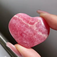 Rhodochrosite Heart
