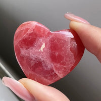 Rhodochrosite Heart