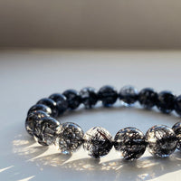 Black Rutilated Quartz Bracelet