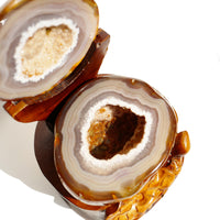 Agate Treasure Bowl with Wood Stand