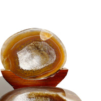 Agate Treasure Bowl with Wood Stand