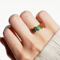 Kalea Tourmaline Eternity Ring