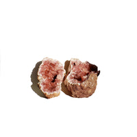 Pink Amethyst Geode Cave (1 pair)
