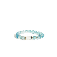 Aquamarine & Dumortiertie Bracelet