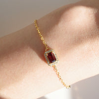 Bodhi Garnet Bracelet