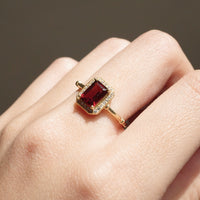 Bodhi Garnet Ring