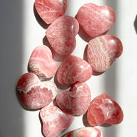 Rhodochrosite Heart