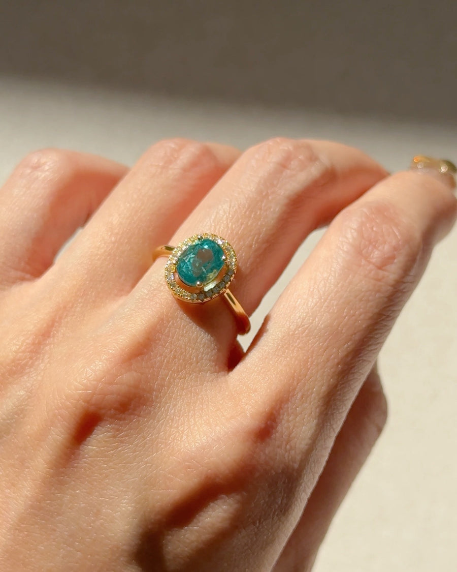 Giselle Diopside Ring