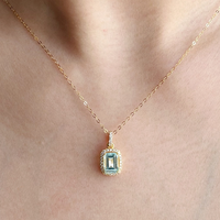 Brittany Blue Topaz Necklace