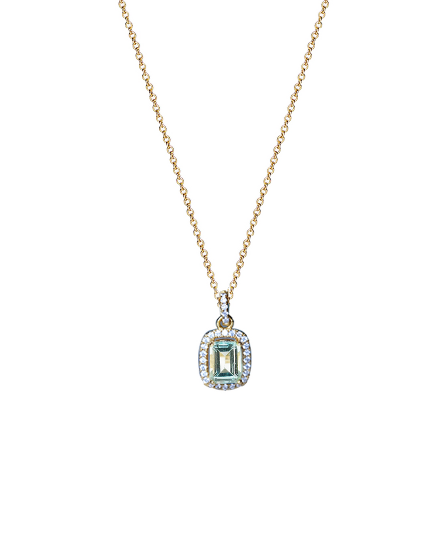 Brittany Blue Topaz Necklace