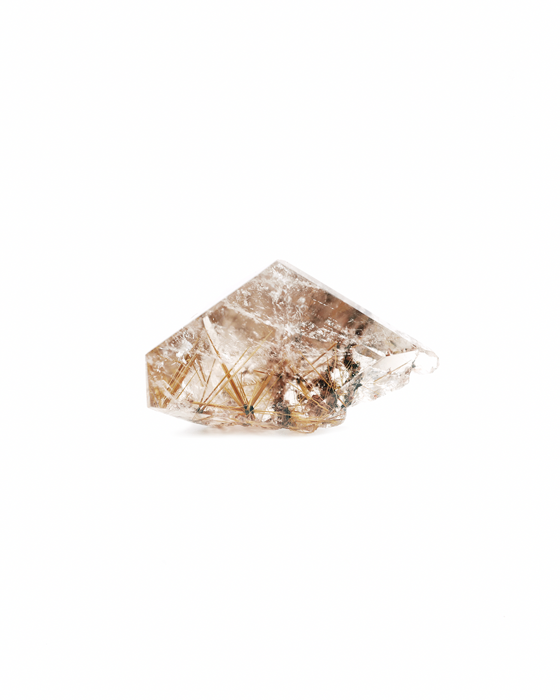 Carved Gold Rutilated Quartz