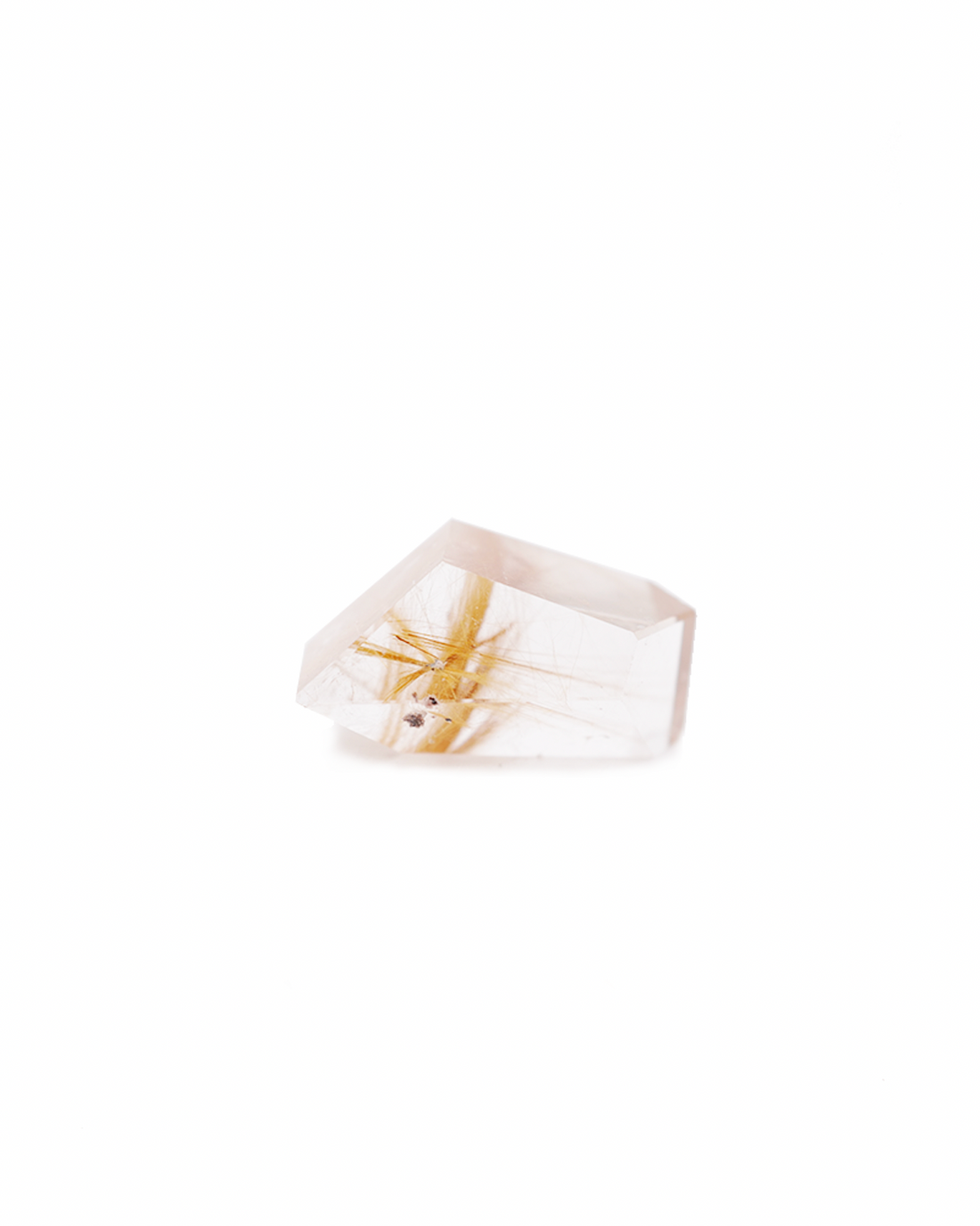 Carved Gold Rutilated Quartz