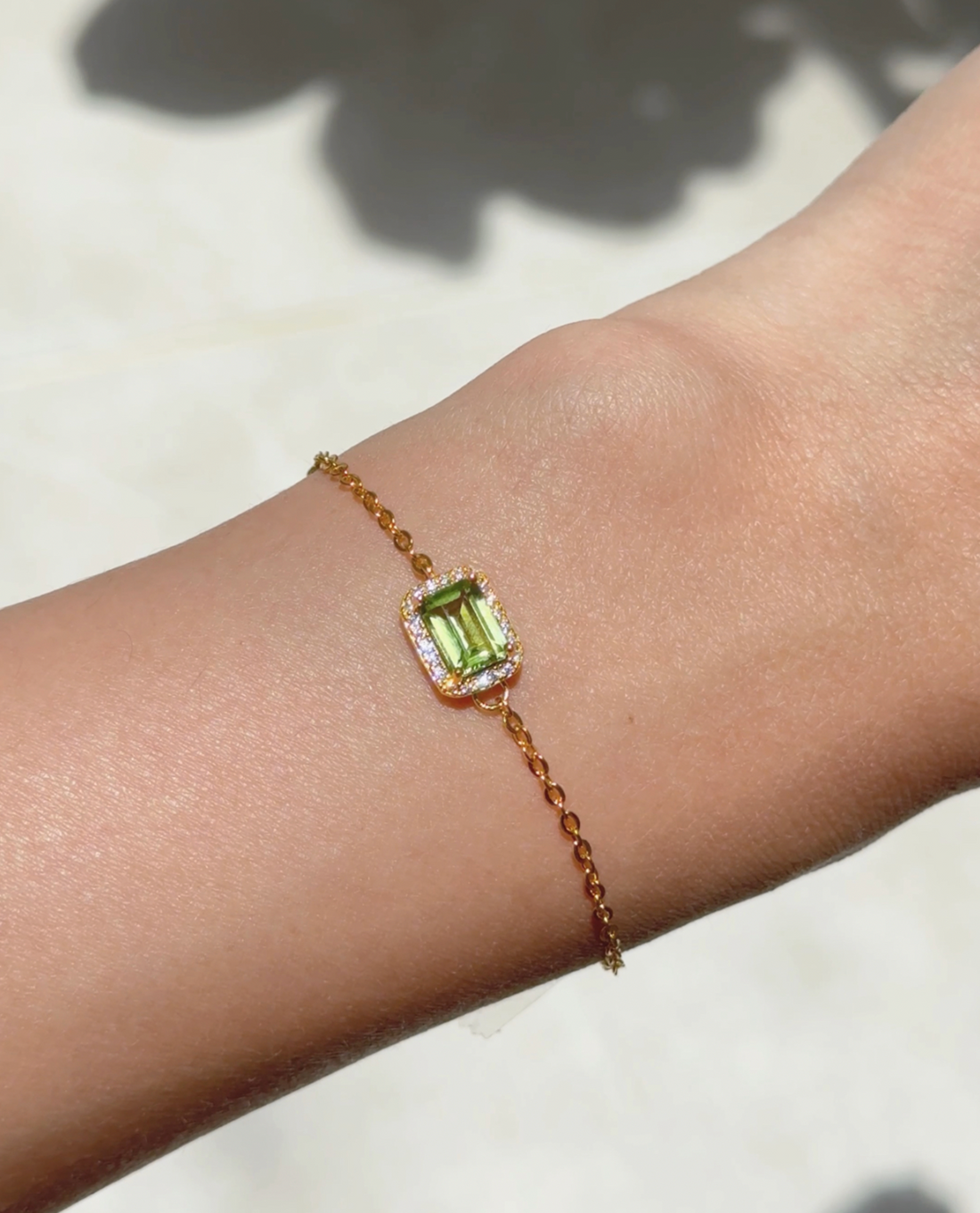 Bodhi Peridot Bracelet