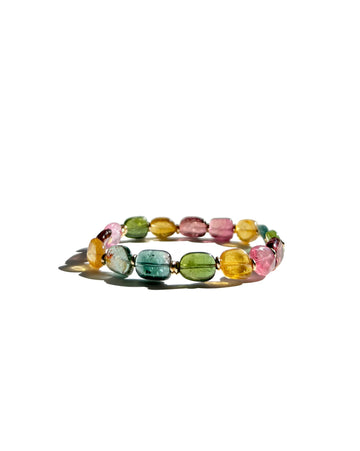 Rainbow Tourmaline Bracelet