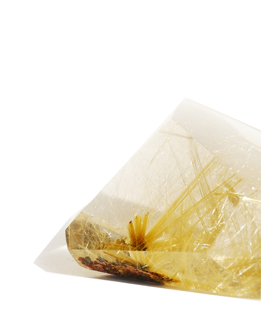 Carved Gold Rutilated Quartz